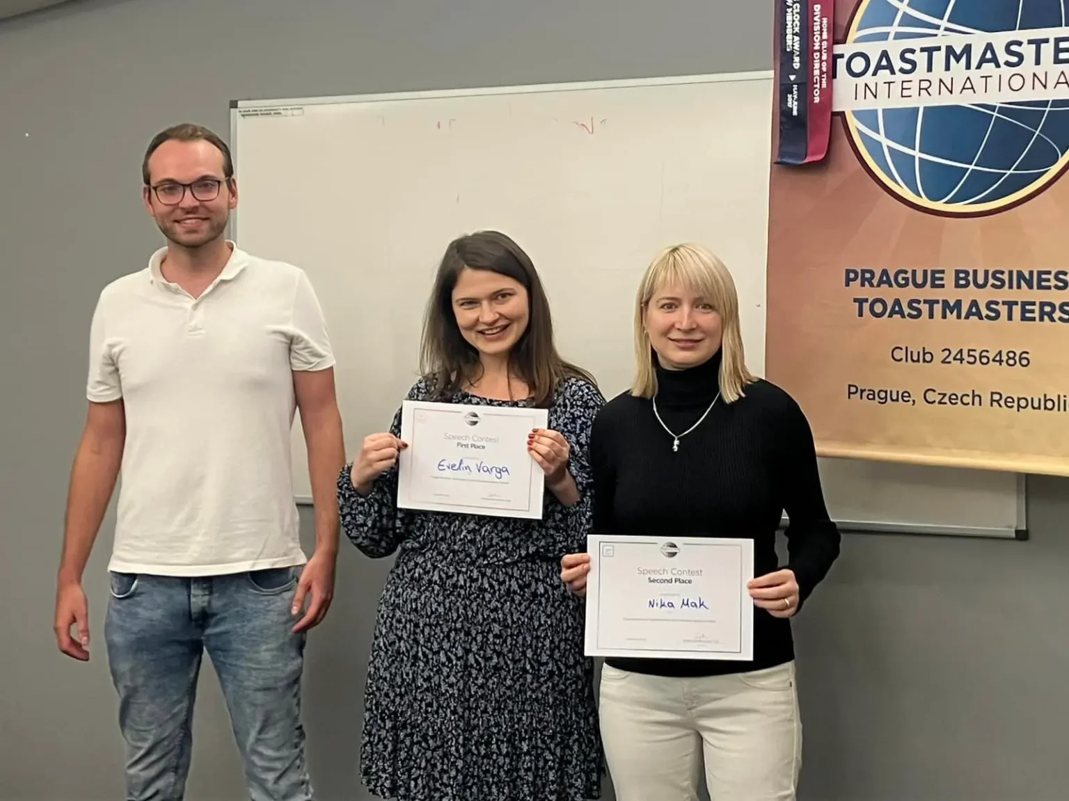 Prague Business Toastmasters Meeting