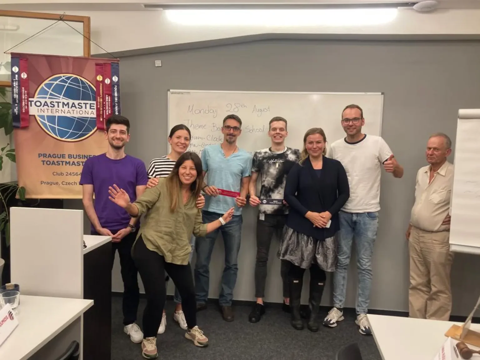 Prague Business Toastmasters Meeting