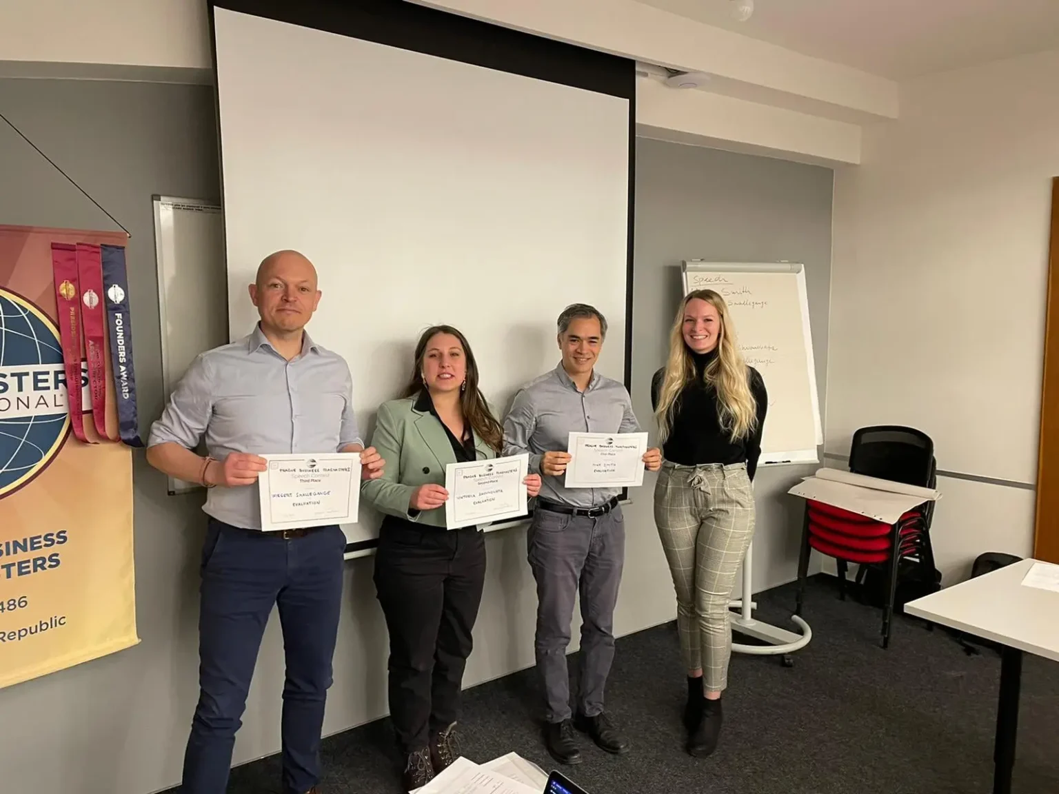 Prague Business Toastmasters Meeting