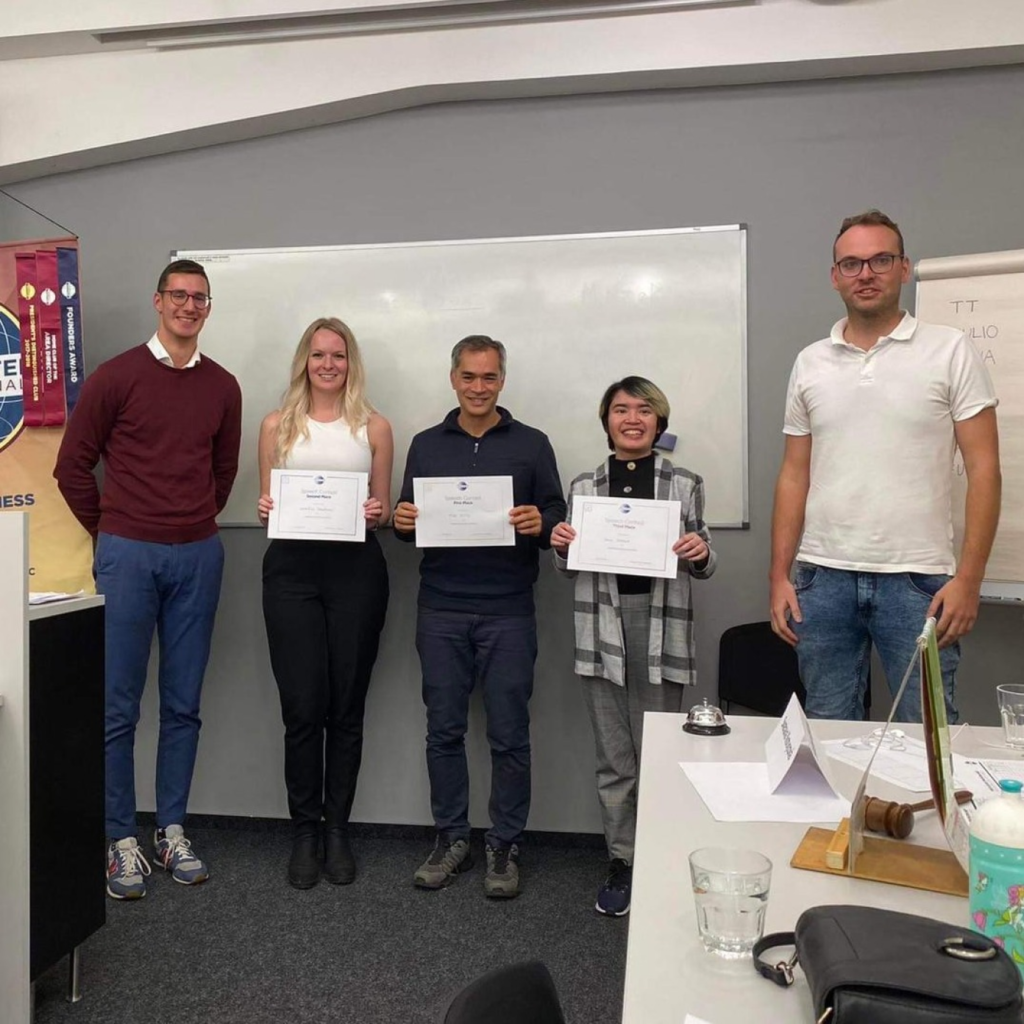 Toastmasters Prague contestants